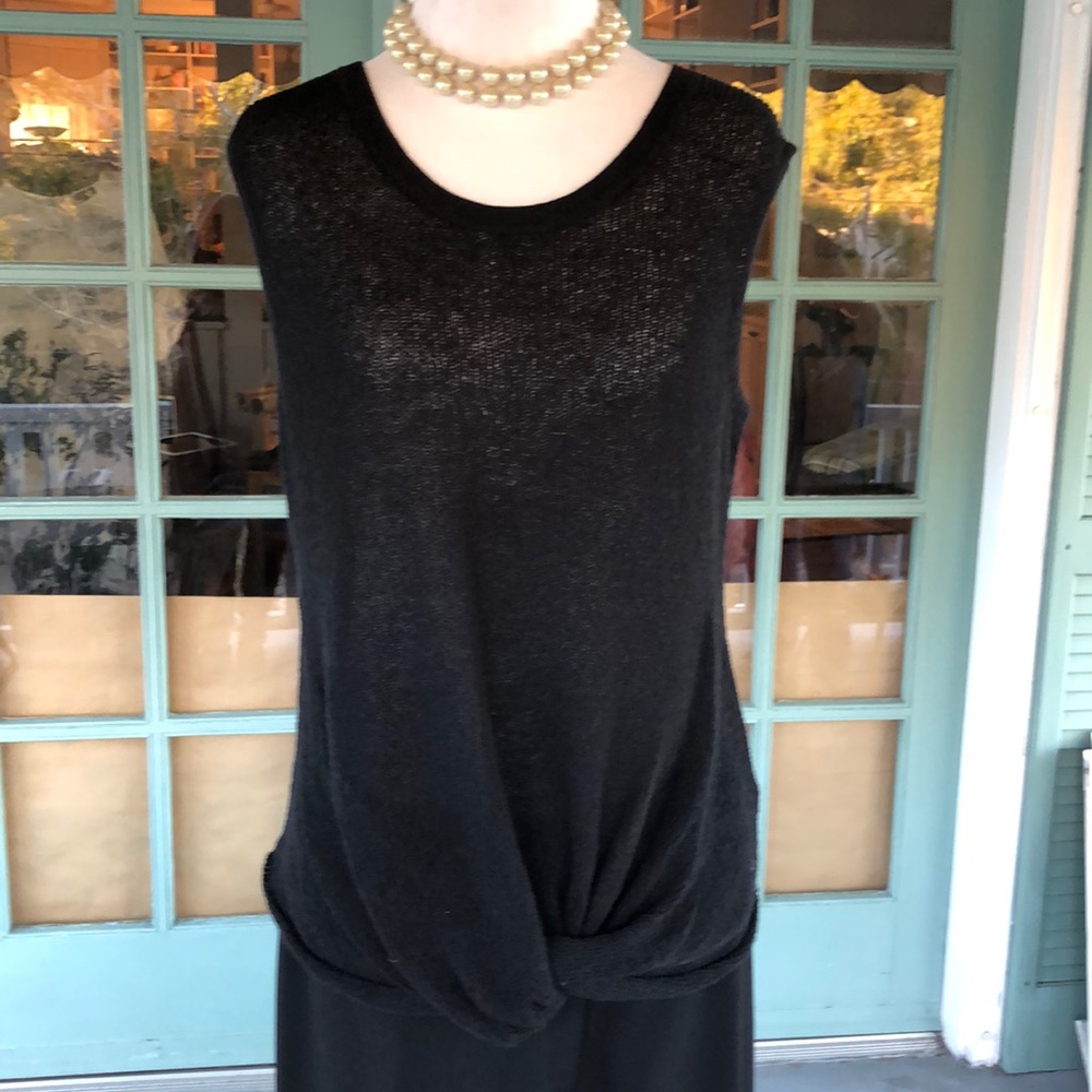 Splendid lightweight cotton sleeveless sweater